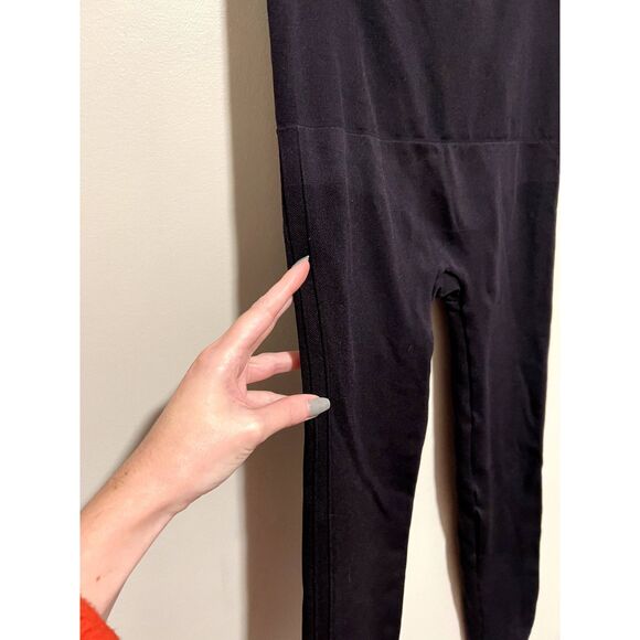 SPANX High Waisted Look at Me Now Seamless Leggings Black Full Length Size Large - Picture 10 of 12